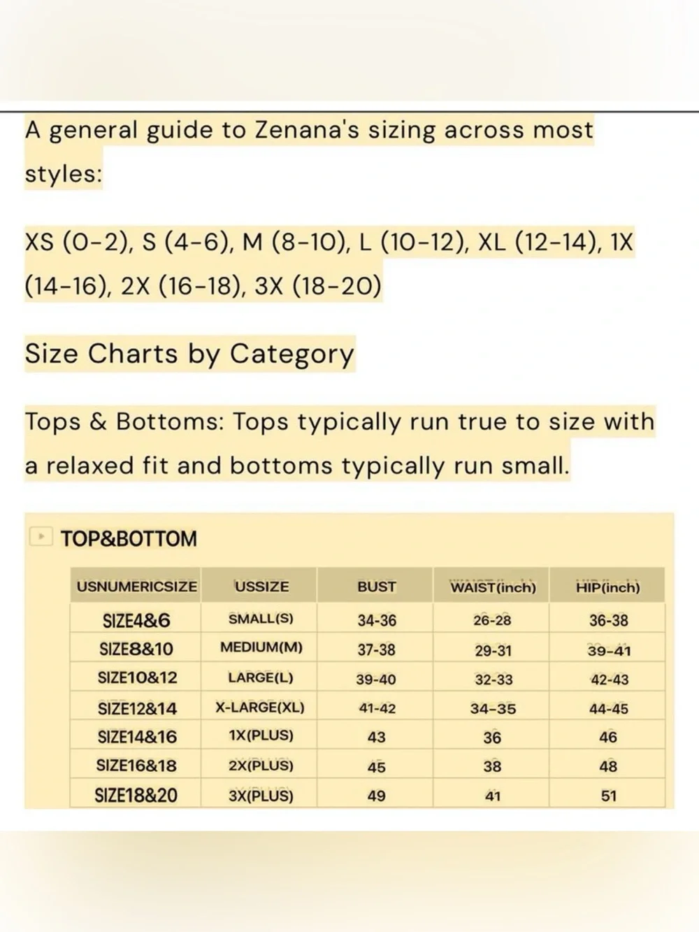 Zenana Signature this zenana